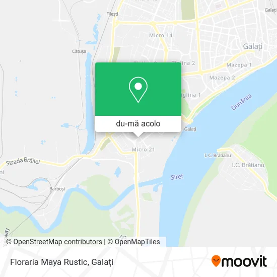 Hartă Floraria Maya Rustic