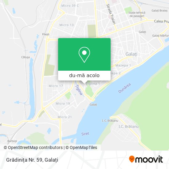 Hartă Grădinița Nr. 59