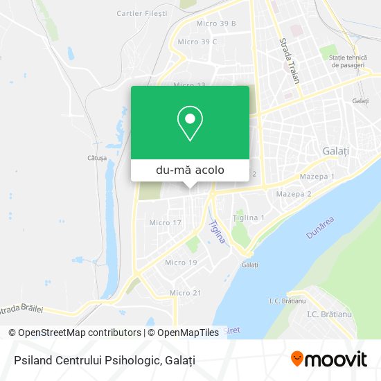Hartă Psiland Centrului Psihologic