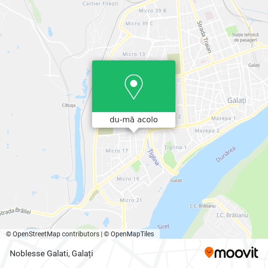 Hartă Noblesse Galati