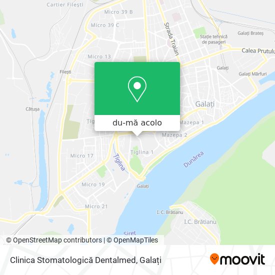 Hartă Clinica Stomatologică Dentalmed