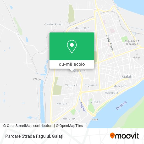 Hartă Parcare Strada Fagului