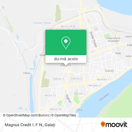 Hartă Magnus Credit I. F. N.