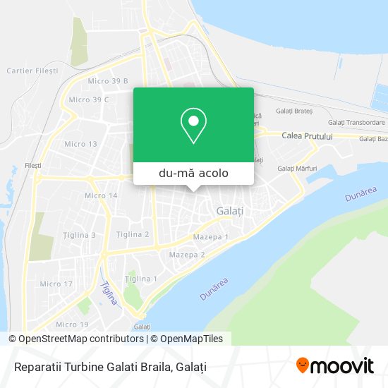 Hartă Reparatii Turbine Galati Braila