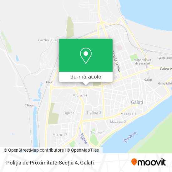 Hartă Poliția de Proximitate-Secția 4