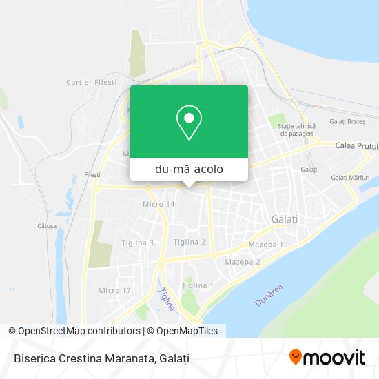 Hartă Biserica Crestina Maranata