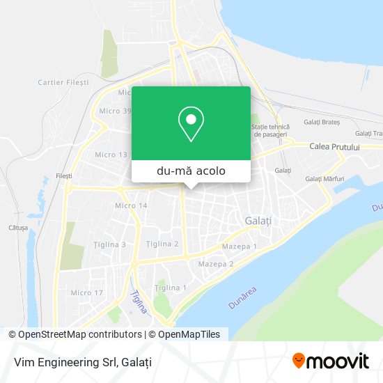 Hartă Vim Engineering Srl