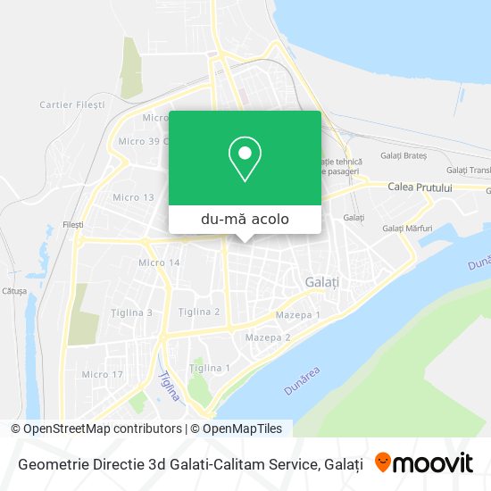 Hartă Geometrie Directie 3d Galati-Calitam Service