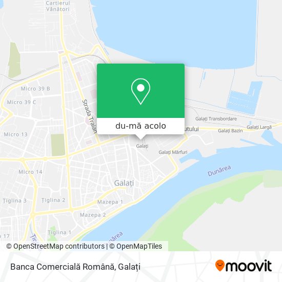 Hartă Banca Comercială Română