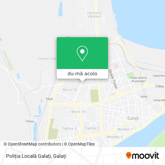 Hartă Poliția Locală Galați