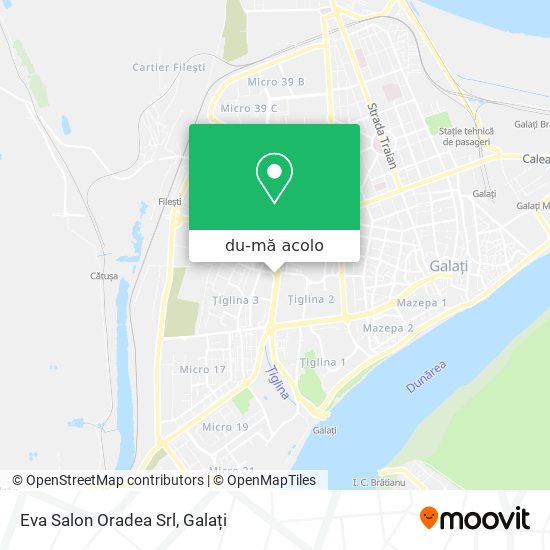 Hartă Eva Salon Oradea Srl