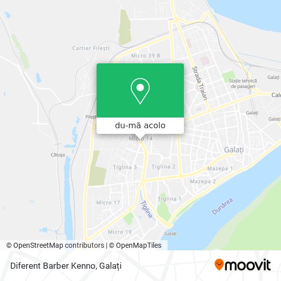 Hartă Diferent Barber Kenno