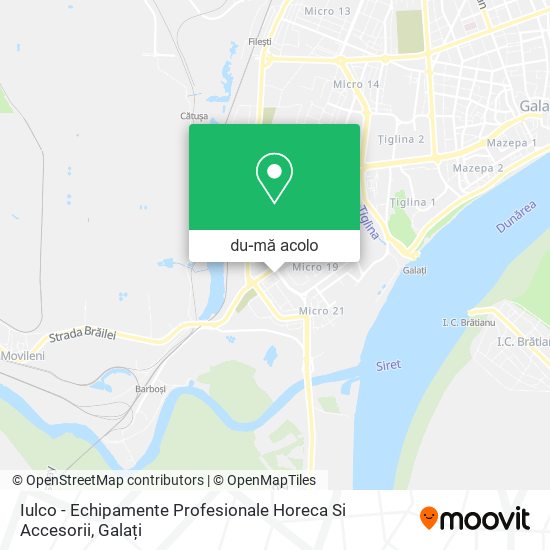 Hartă Iulco - Echipamente Profesionale Horeca Si Accesorii