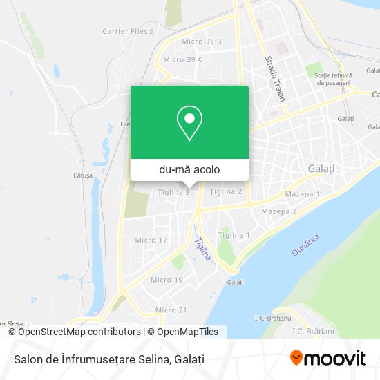 Hartă Salon de Înfrumusețare Selina