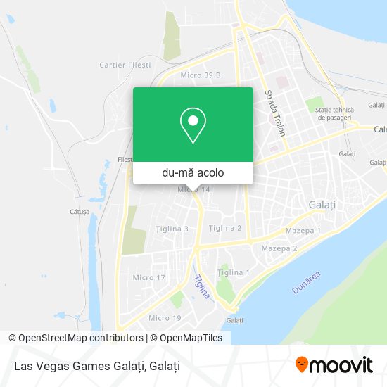 Hartă Las Vegas Games Galați