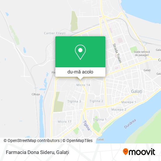 Hartă Farmacia Dona Sideru
