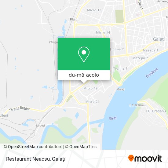 Hartă Restaurant Neacsu