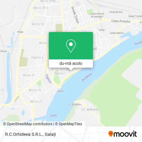 Hartă R.C.Orhideea S.R.L.