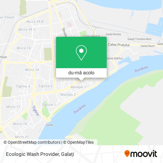 Hartă Ecologic Wash Provider
