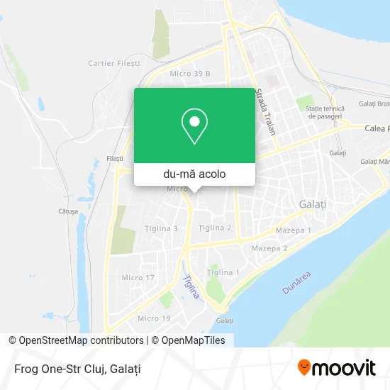 Hartă Frog One-Str Cluj