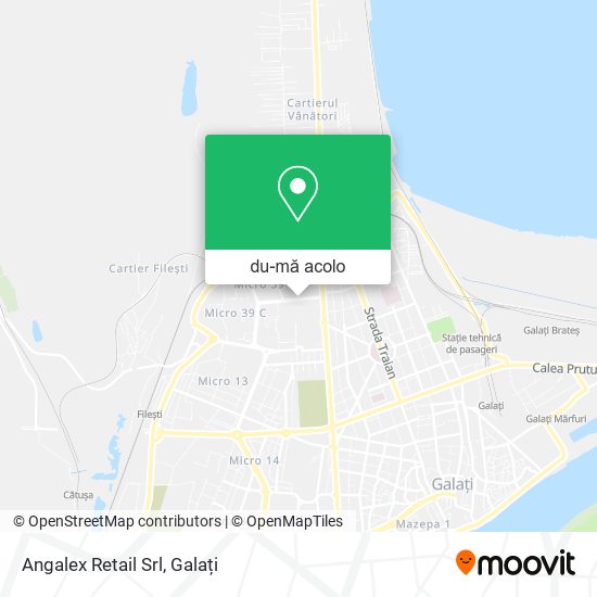 Hartă Angalex Retail Srl