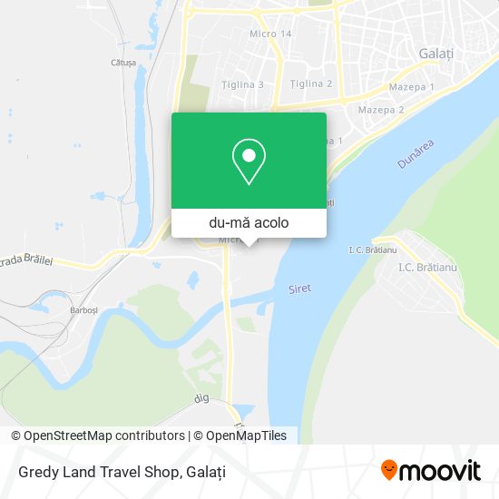 Hartă Gredy Land Travel Shop