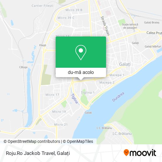 Hartă Roju.Ro Jackob Travel