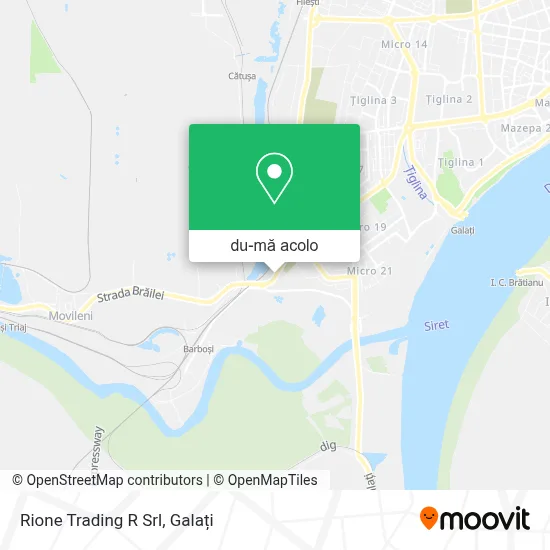 Hartă Rione Trading R Srl