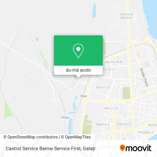 Hartă Castrol Service Bamw Service First