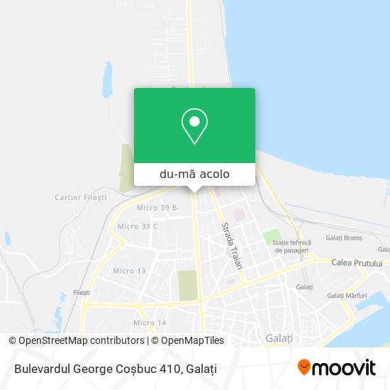 Hartă Bulevardul George Coșbuc 410