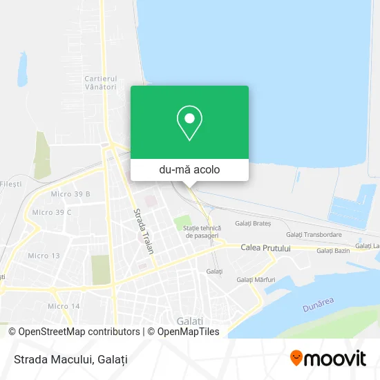 Hartă Strada Macului