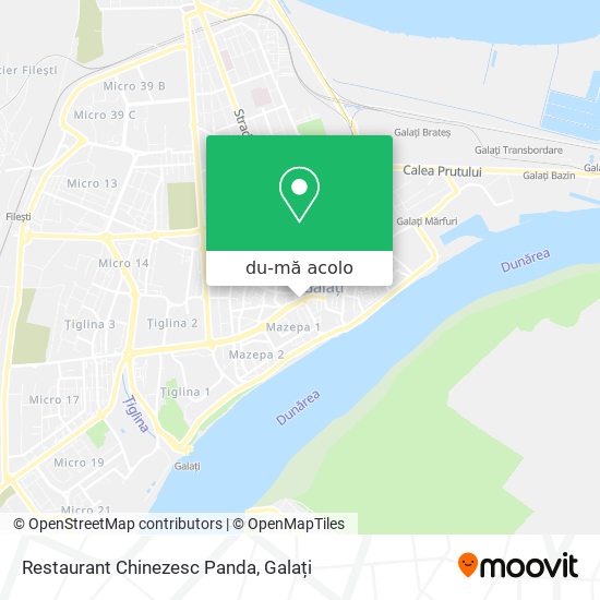 Hartă Restaurant Chinezesc Panda