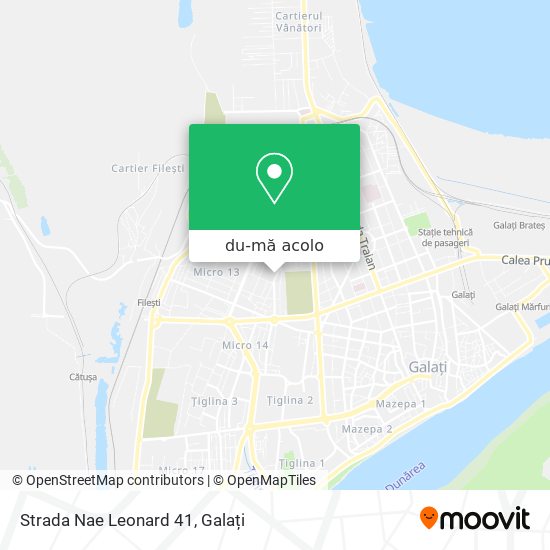 Hartă Strada Nae Leonard 41