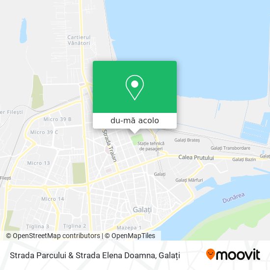 Hartă Strada Parcului & Strada Elena Doamna