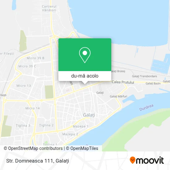 Hartă Str. Domneasca 111
