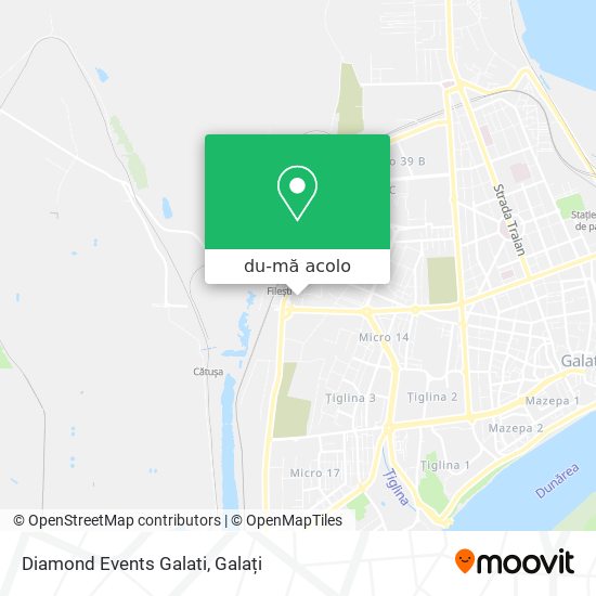 Hartă Diamond Events Galati