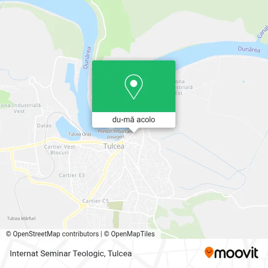 Hartă Internat Seminar Teologic