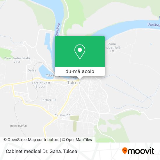 Hartă Cabinet medical Dr. Gana