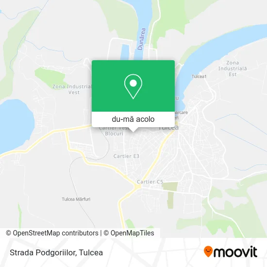 Hartă Strada Podgoriilor