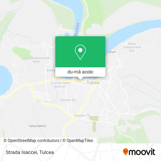 Hartă Strada Isaccei