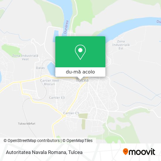 Hartă Autoritatea Navala Romana