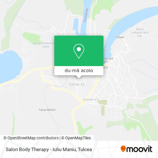 Hartă Salon Body Therapy - Iuliu Maniu