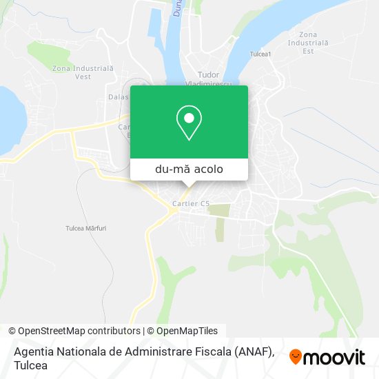 Hartă Agentia Nationala de Administrare Fiscala (ANAF)