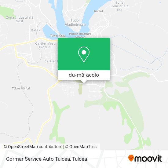 Hartă Cormar Service Auto Tulcea
