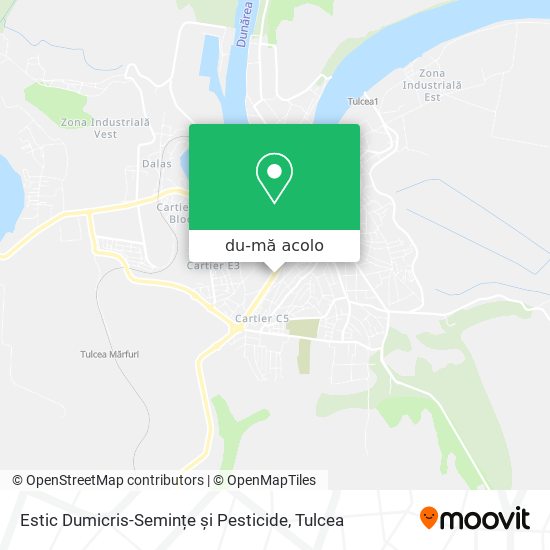 Hartă Estic Dumicris-Semințe și Pesticide