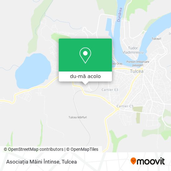 Hartă Asociația Mâini Întinse