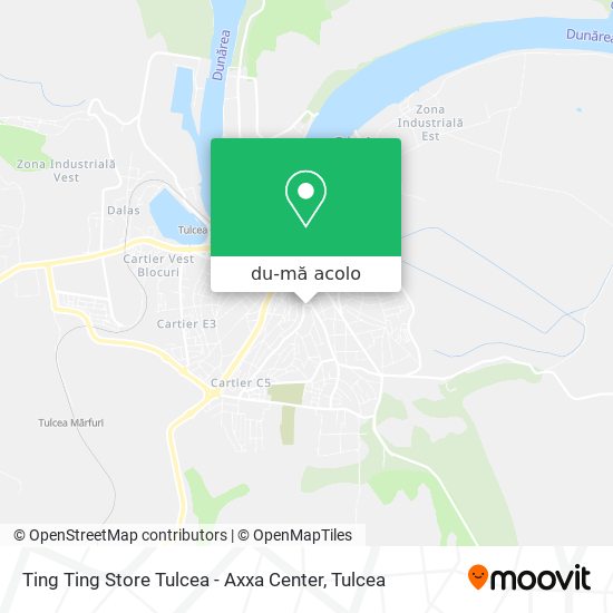 Hartă Ting Ting Store Tulcea - Axxa Center