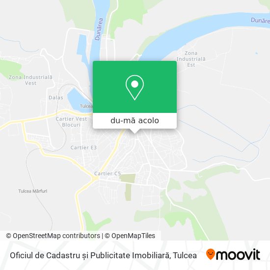 Hartă Oficiul de Cadastru și Publicitate Imobiliară