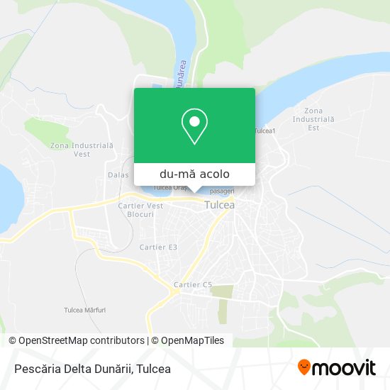 Hartă Pescăria Delta Dunării
