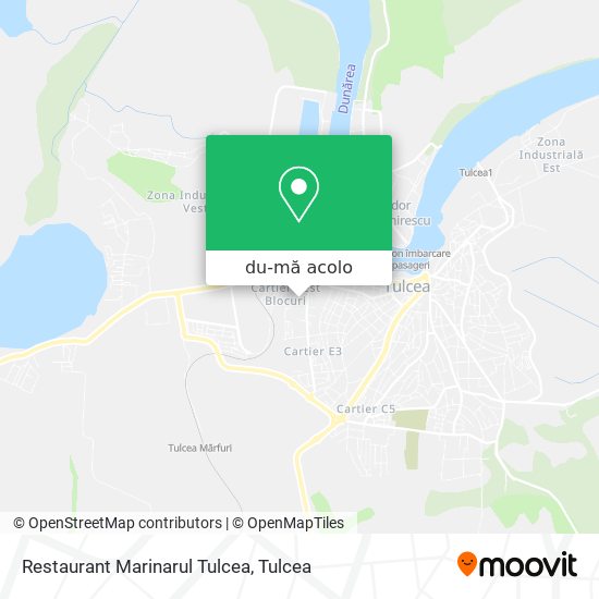 Hartă Restaurant Marinarul Tulcea